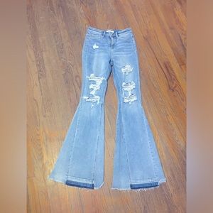 Flying Monkey Ripped Bell Bottoms